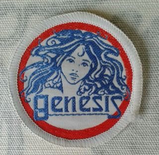 GENESIS printed woven embroidered patches x6 vintage 018 Collins Rutherford 2