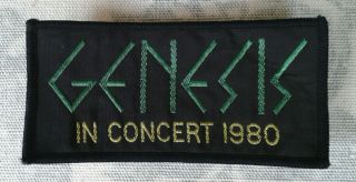 GENESIS printed woven embroidered patches x6 vintage 018 Collins Rutherford 3
