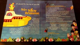 The Beatles Soundtrack " Yellow Submarine " Rare Print Promo Poster Ad
