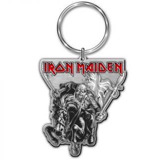 Official Licensed - Iron Maiden - Maiden England Keychain Metal Keyring Eddie