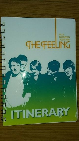 The Feeling Uk & European Tour 2007 Itinerary/schedule