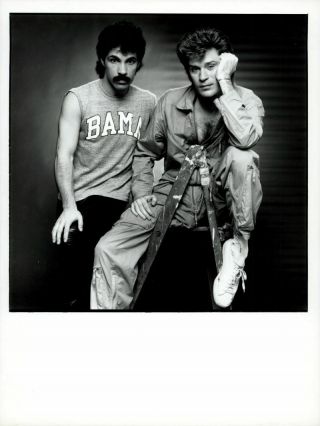 1980s Daryl Hall & John Oates Vintage Photo Ghall & Oates Singer Gp