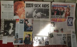 Sex Pistols Public Image Mclaren Rotten Lydon Press Cuttings