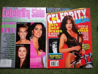 Madonna Two Celebrity Skin Magazines - Adults Only