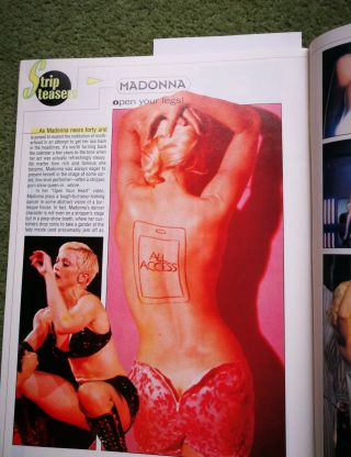 Madonna TWO Celebrity Skin Magazines - Adults Only 3
