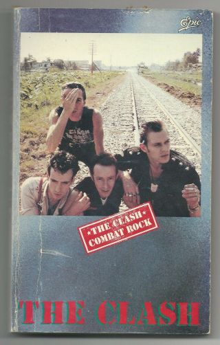 Clash Rare Combat Rock Epic Promotional Punk Rock Book