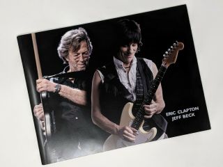 Eric Clapton And Jeff Beck 2010 Together And Apart Tour Programme Nm