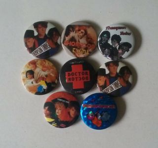 The Thompson Twins Button Badges.  80 