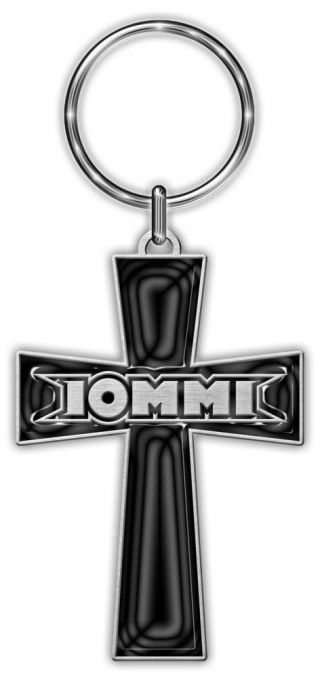 Official Licensed - Tony Iommi - Cross Keychain Metal Keyring Ozzy Black Sabbath
