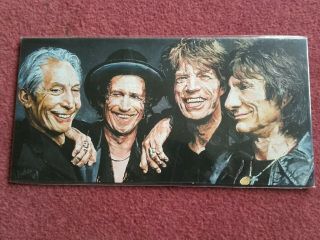 The Rolling Stones Plaque Print.  Group Picture By Timeart Hand Made London
