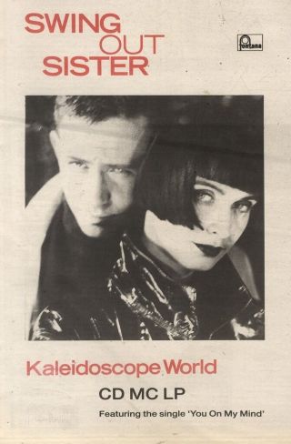 13/5/89pgn42 Advert: Swing Out Sister 
