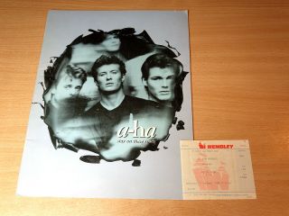 A - Ha/stay On These Roads/1988 Tour Programme & Ticket/aha