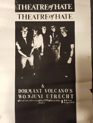 Theatre Of Hate Concert Poster