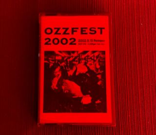 Ozzy Osbourne.  " Ozzfest 2002 " Ultra - Rare Japanese Advance Promo Cassette Tape