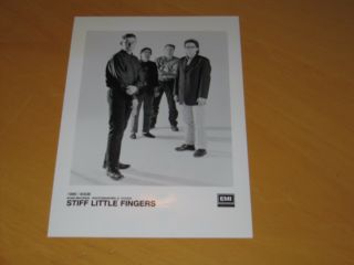 Stiff Little Fingers (the Jam) - Uk Promo Press Photo (y)