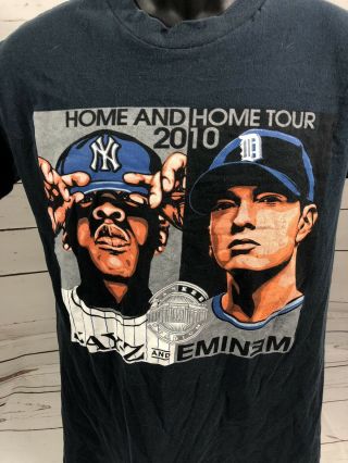 Home And Home Tour 2010 Jay Z And Eminem Tour T - Shirt Size Large 2