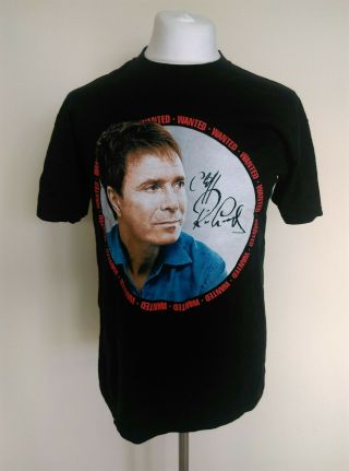 Cliff Richard Tour T - Shirt Wanted Tour 2002 Size M Medium