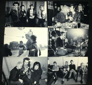 Sex Pistols : 6 X Photos 8 X 6 Size 