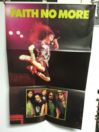 Faith No More.  1990 Promo Poster
