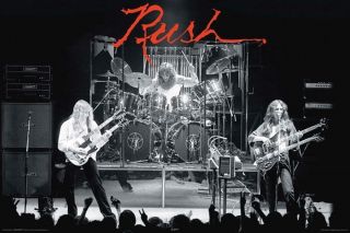 Rush Hemispheres Live On Stage In Concert Poster 36x24 Fast
