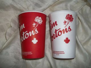2 SHAWN MENDES RARE TIM HORTON ' S FIRST STADIUM CONCERT PAPER CUPS CANADA LTD ED 3