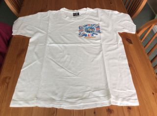 Def Leppard 7 Day Weekend Local Crew T Shirt Don Valley 1993