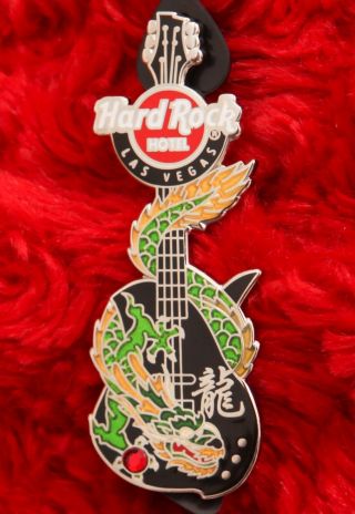 Hard Rock Cafe Pin Las Vegas Hotel Chinese Dragon Symbol Year Of The Guitar Logo