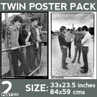 Joy Division - Set Of 2 Posters Size 84.  1cm X 59.  4cm - 33 In X 24 In
