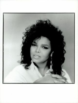 1990s Janet Jackson Vintage Photo Nasty Rhythm Nation Gp