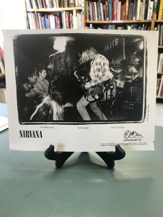 Nirvana 8x10 Photo Charles Peterson Kurt Cobain Krist Novoselic Chad Channing