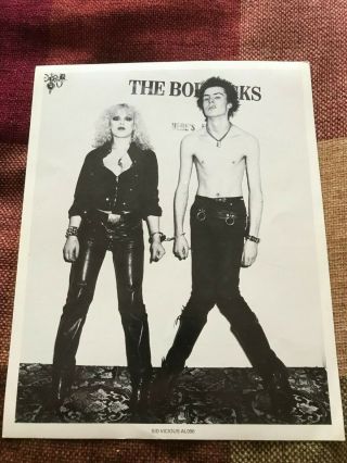 Sid Vicious And Nancy Spungen Sex Pistols Photograph Dated 1982