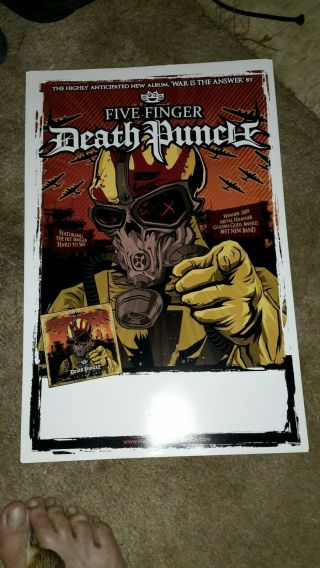 Five Finger Death Punch - War - Is - The - Answer - 1 - Poster - 11×17inches - Nmint