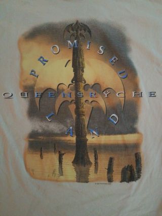 Queensryche 1995 Promised Land Tour Shirt Mega Rare