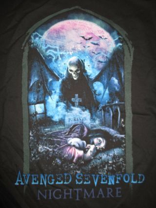 Avenged Sevenfold " Nightmare " (lg) T - Shirt W/ Tags