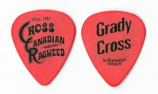 Cross Canadian Ragweed Black/orange Tour Guitar Pick