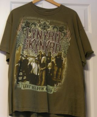 Lynyrd Skynyrd Concert T - Shirt - Last Of A Dyin 