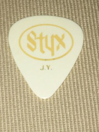Styx Jy Vintage Guitar Pick From The 70s