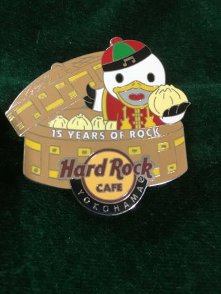 Hard Rock Cafe Pin Yokohama 15 Years Of Rock Tour Duck Of Steamed Buns