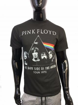 Mens Pink Floyd T - Shirt 1973 Us Tour The Dark Side Of The Moon T - Shirt