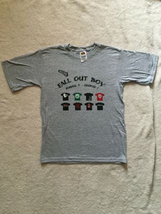 Fall Out Boy Makes T Shirts Shirt Size Youth Large Never Worn Rare Shirts