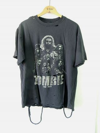 Thrashed Rob Zombie 20years T - Shirt Size L