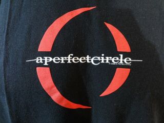 Vintage 2000 A Perfect Circle Tour Band Black Rock Heavy Medium Concert Shirt