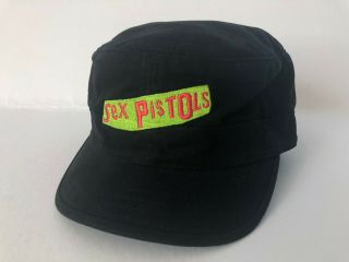 Sex Pistols Military Style Adult Cadet Hat - Concert Album Cap - Old Stock
