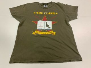 The Clash Men’s Brown T - Shirt Circa 2005 - Merch - Large