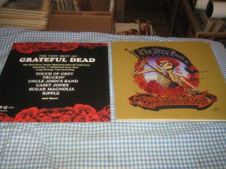 Grateful Dead - (the Very Best Of) - 1 Poster Flat - 2 Sided - 12x12 - Nmint - Rare