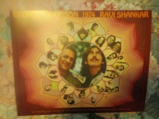 George Harrison 1974 Concert Tour Program - Ravi Shankar - 44 Years Old