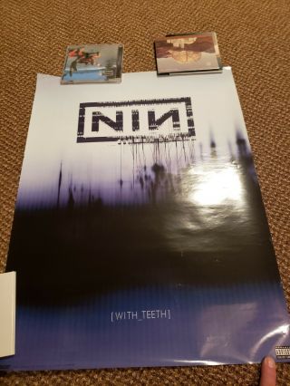 Nine Inch Nails Rare 2005 Promo Poster For With Teeth