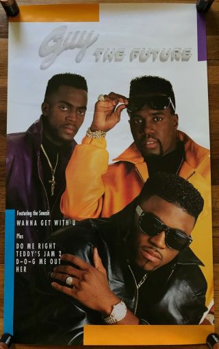 Guy The Future Rare Promo Poster 1990