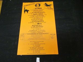 Eric Johnson Fiona Apple Ten Thousand Maniacs Concert Poster Birmingham Ala