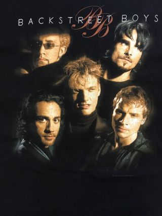 2000 Backstreet Boys Black Tshirt Size Xl Winter Land T Shirt
